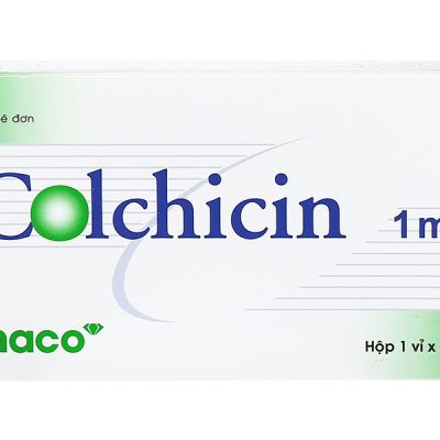 Colchicin Traphaco 1mg phòng và trị gout (1 vỉ x 20 viên)