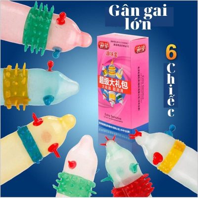 Bao cao su EXTRA SENSITIVE đôn gân gai vòng bi lớn