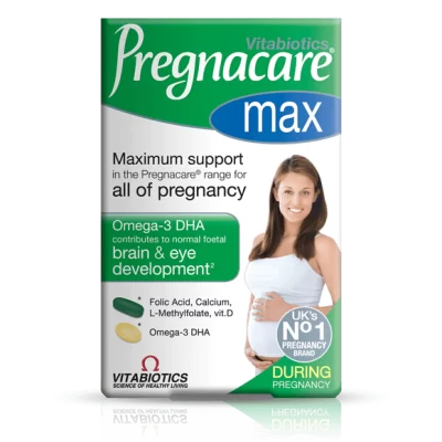 VITAMIN BẦU PREGNACARE MAX 84 VIÊN - VITAMIN TỔNG HỢP BÀ BẦU SỐ #1 UK